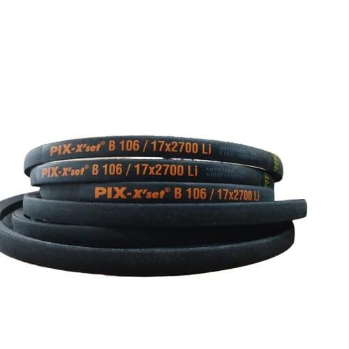 Industrial transmission belts for rice mill machinery